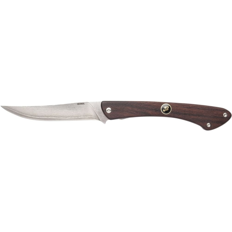 Damask folding knife 12 cm with rosewood handle - Berkel in the group Cooking / Kitchen knives / Other knives at KitchenLab (1870-24016)