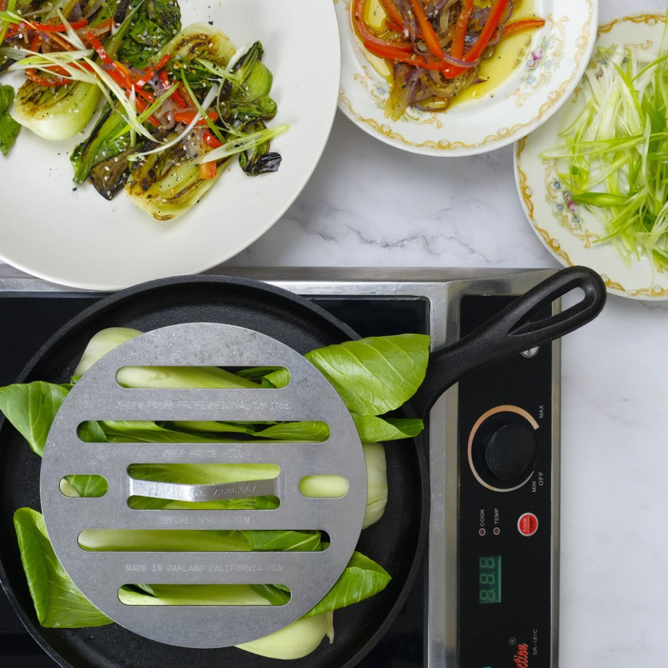 The Chef\'s Press, rund bøftrygvægt - Bruce Hill - 16 oz