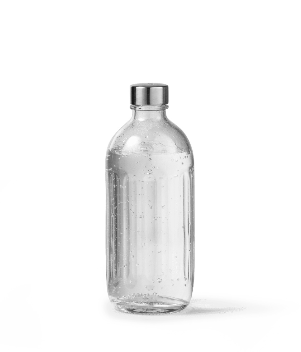 Glass bottle Pro, 800ml - Aarke in the group Kitchen appliances / Other kitchen appliances / Carbonic acid machine at KitchenLab (1966-26784)