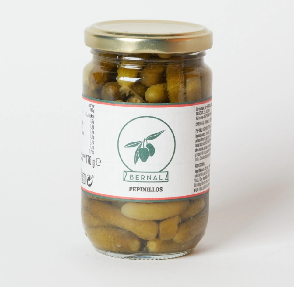 Cornichons / Pepinillos, 170 g - Bernal in der Gruppe Kochen / Kolonial bei The Kitchen Lab (1971-29090)