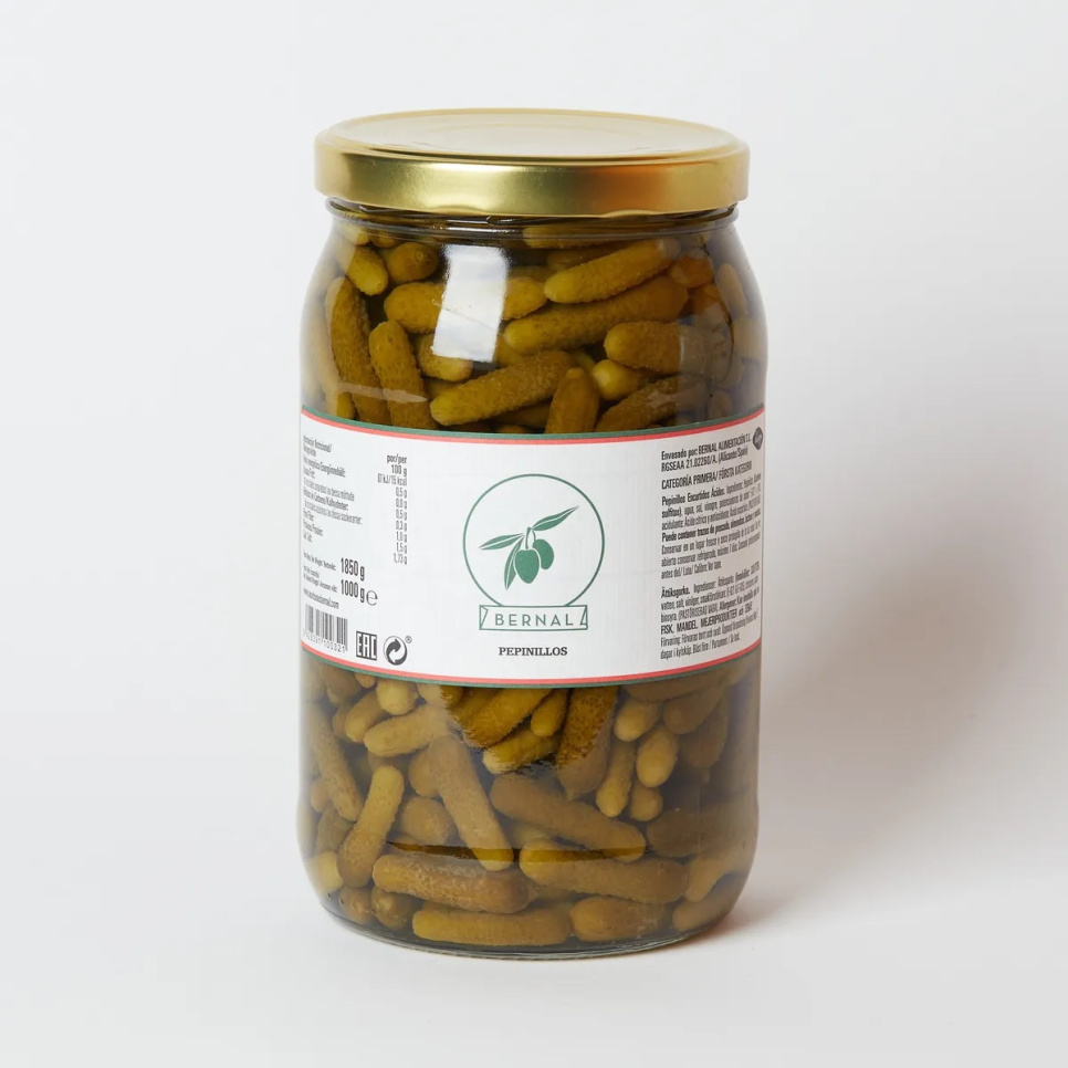 Cornichons / Pepinillos , 1,1 kg - Bernal dans le groupe Cuisine / Autour du monde l\'adresse The Kitchen Lab (1971-32721)
