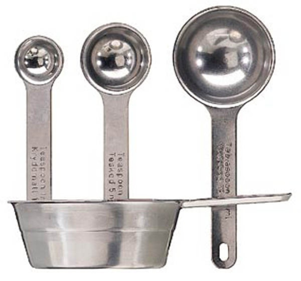 Measuring set in four parts - Jonas of Sweden in the group Cooking / Gauges & Measures / Volume measure at KitchenLab (1983-26716)