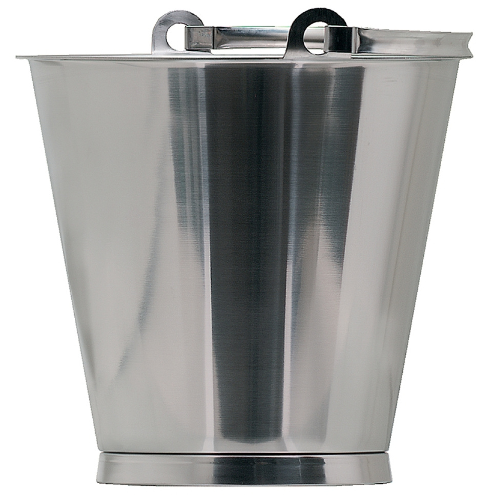 Stainless steel bucket with bottom band, Acid-proof, 15L - Jonas of Sweden in the group Baking / Baking utensils / Baking & pizza stones at KitchenLab (1983-28801)