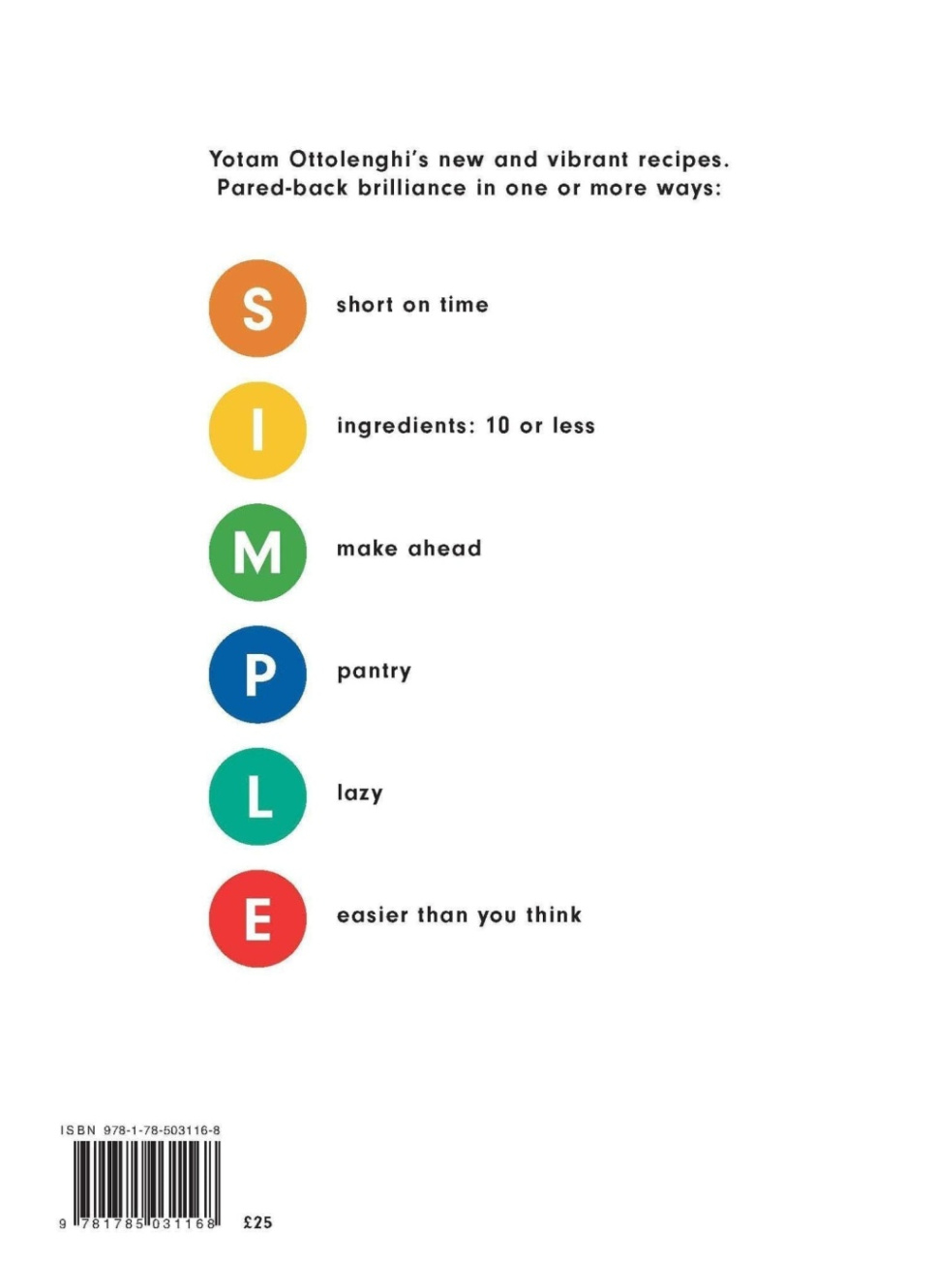 Ottolenghi Simple: A Cookbook by Yotam Ottolenghi