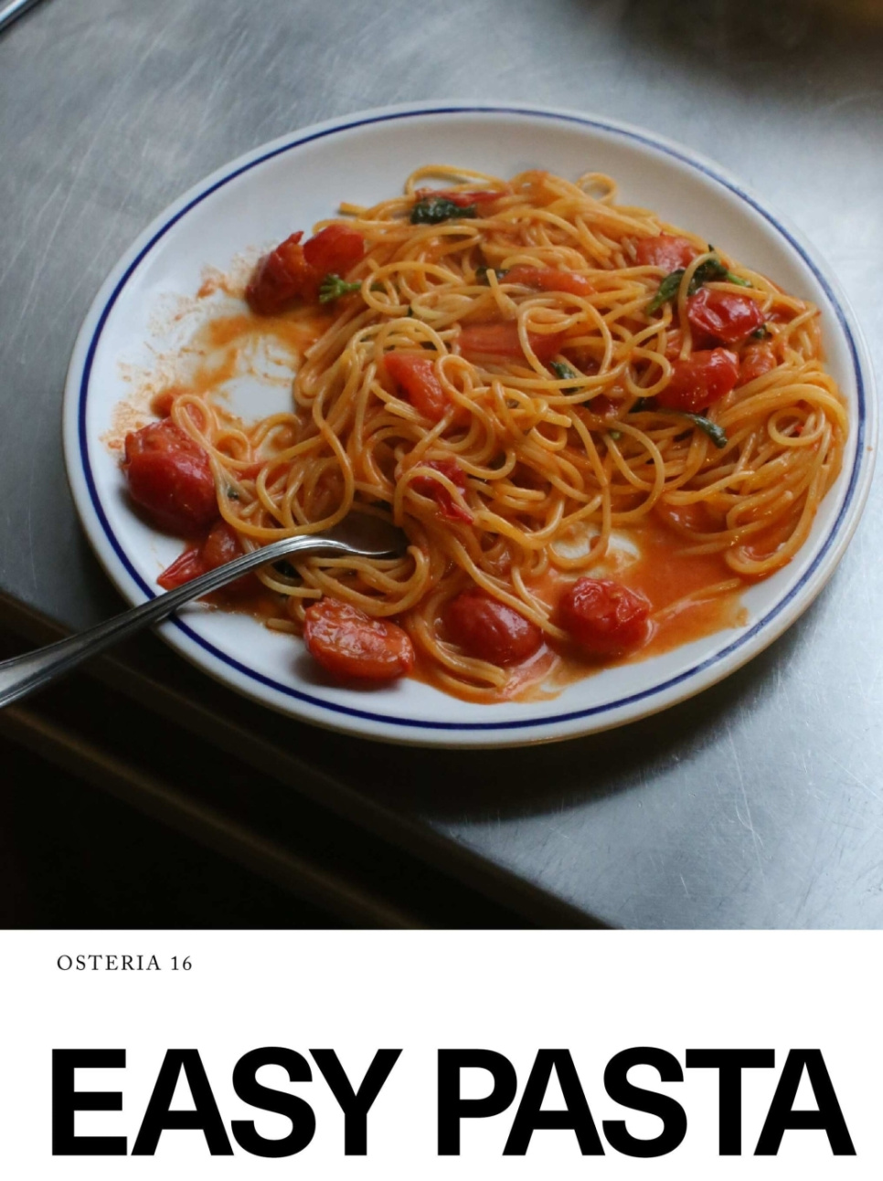 Easy Pasta - Osteria 16 dans le groupe Cuisine / Livres de cuisine / Ingrédients & Techniques / Pâtes & Pizza l\'adresse The Kitchen Lab (1987-35567)