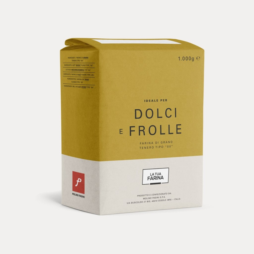 Farine, Dolci e Frolle, 1 kg (Gâteaux et pâtisseries) - Molino Pasini dans le groupe Cuisine / Autour du monde l\'adresse The Kitchen Lab (2022-25694)