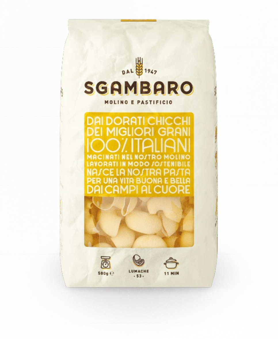 Lumache Linea Gialla Marco Aurelio, 500g - Sgambaro in the group Cooking / Colonial at KitchenLab (2022-28325)