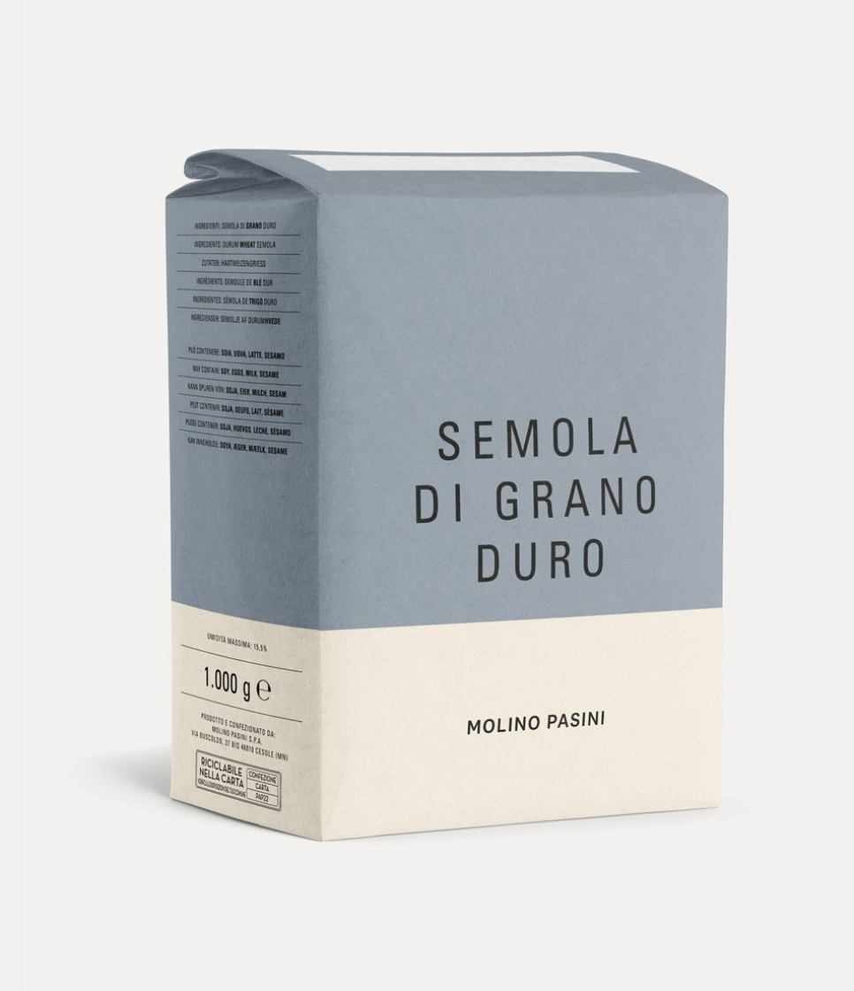 Flour, Semola di Grano Duro, 1kg - Molino Pasini in the group Cooking / Colonial at KitchenLab (2022-30923)