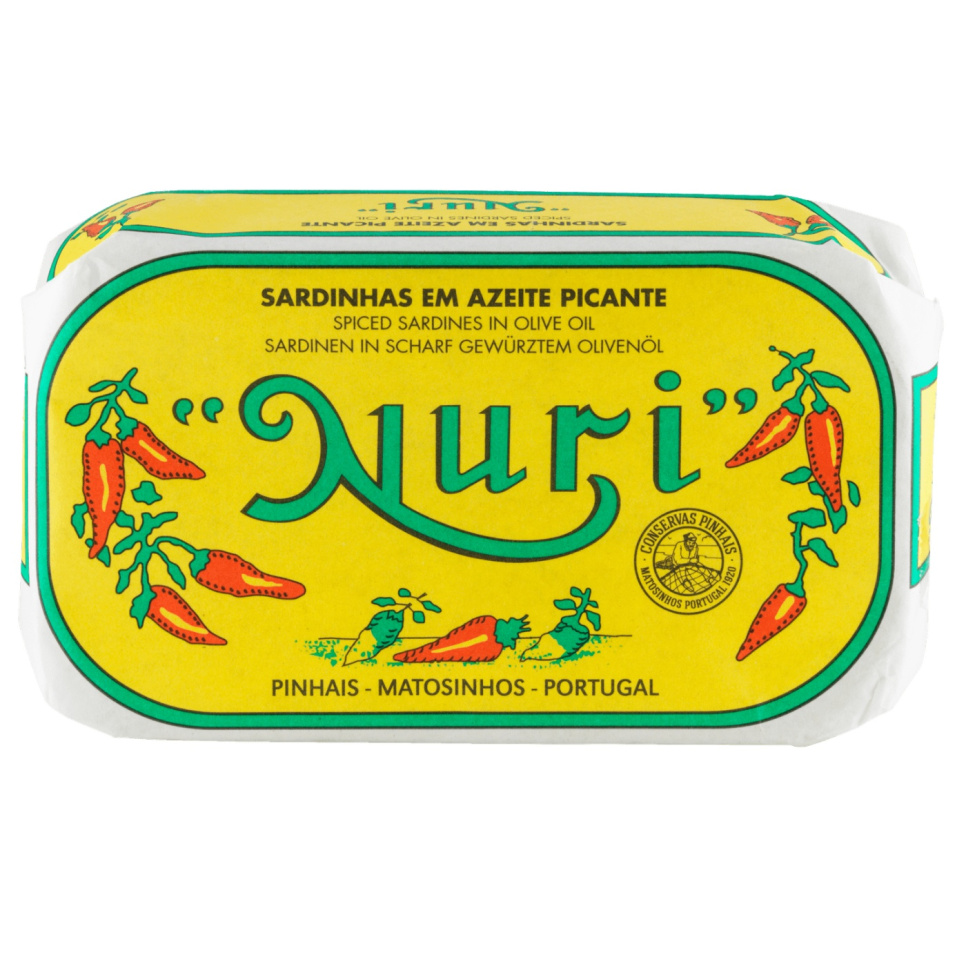 Sardines à l\'huile d\'olive, assaisonnées, 125g - Nuri dans le groupe Cuisine / Autour du monde l\'adresse The Kitchen Lab (2070-26795)