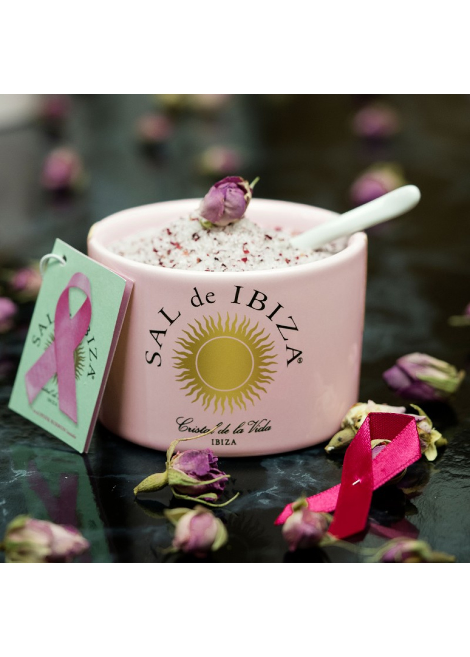 Fleur del Sel, La vie en rose, 140g - Sal de Ibiza
