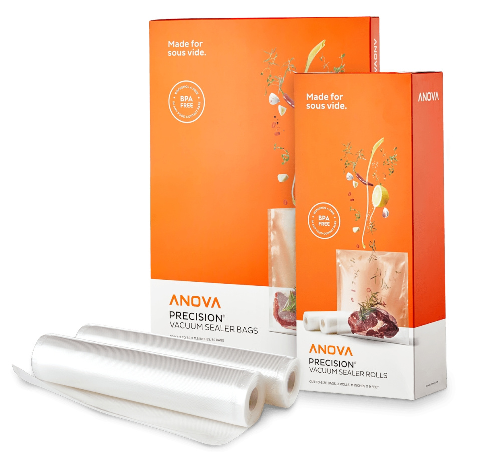 Vacuum bags, plastic neutral - Anova Precision® in the group Cooking / Sous vide / Zip & vacuum bags at KitchenLab (2075-24310)