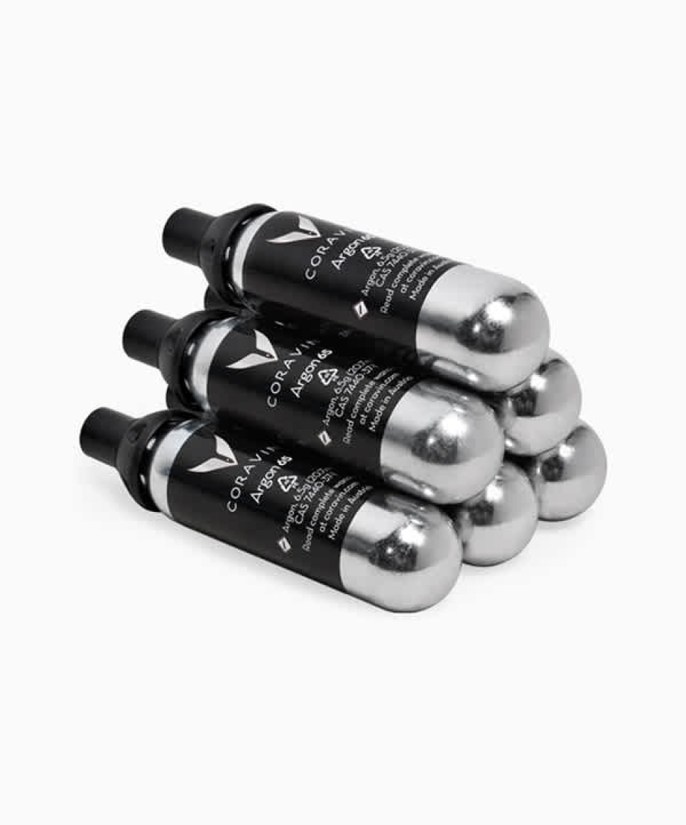 Gas cartridge (capsules), 6-pack - Coravin in the group Bar & Wine / Wine accessories / Coravin at KitchenLab (2076-25403)