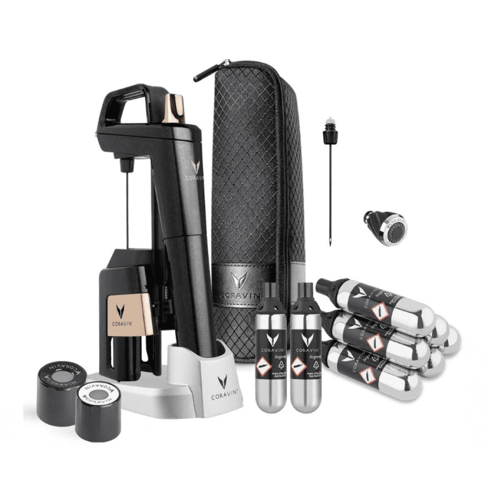 Timeless Six + Anthracite Premium Set - Coravin in the group Bar & Wine / Wine accessories / Coravin at KitchenLab (2076-27130)