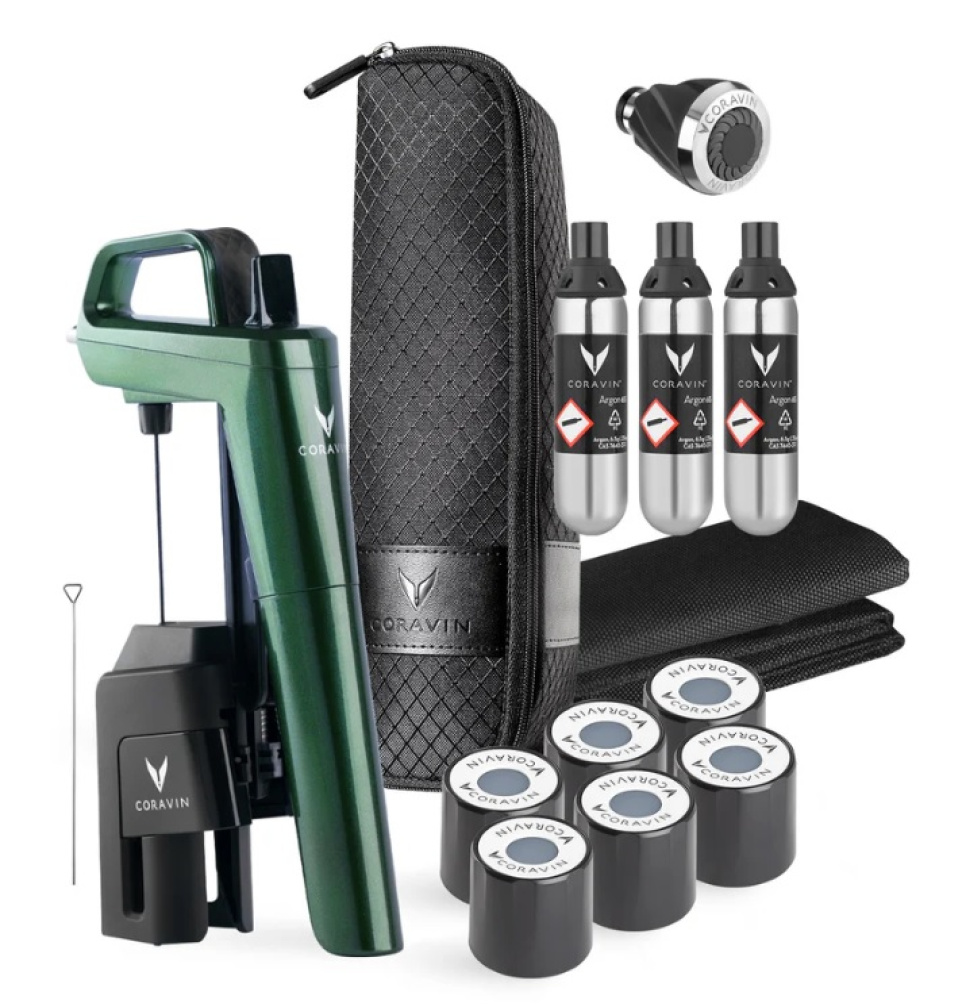 Timeless 6+, Green, Holiday Limited Edition 2024 - Coravin in the group Bar & Wine / Wine accessories / Coravin at KitchenLab (2076-29512)