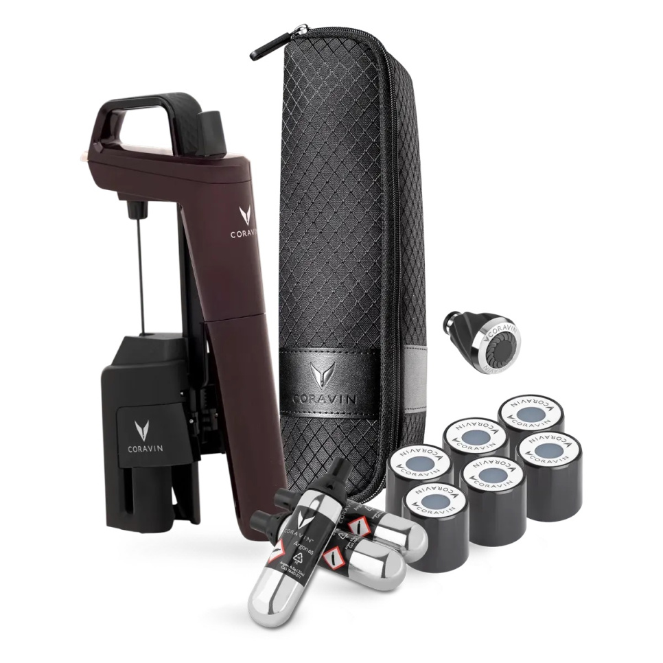 Model timeless six+, Hermitage Red, Limited Edition - Coravin in the group Bar & Wine / Wine accessories / Coravin at KitchenLab (2076-33294)