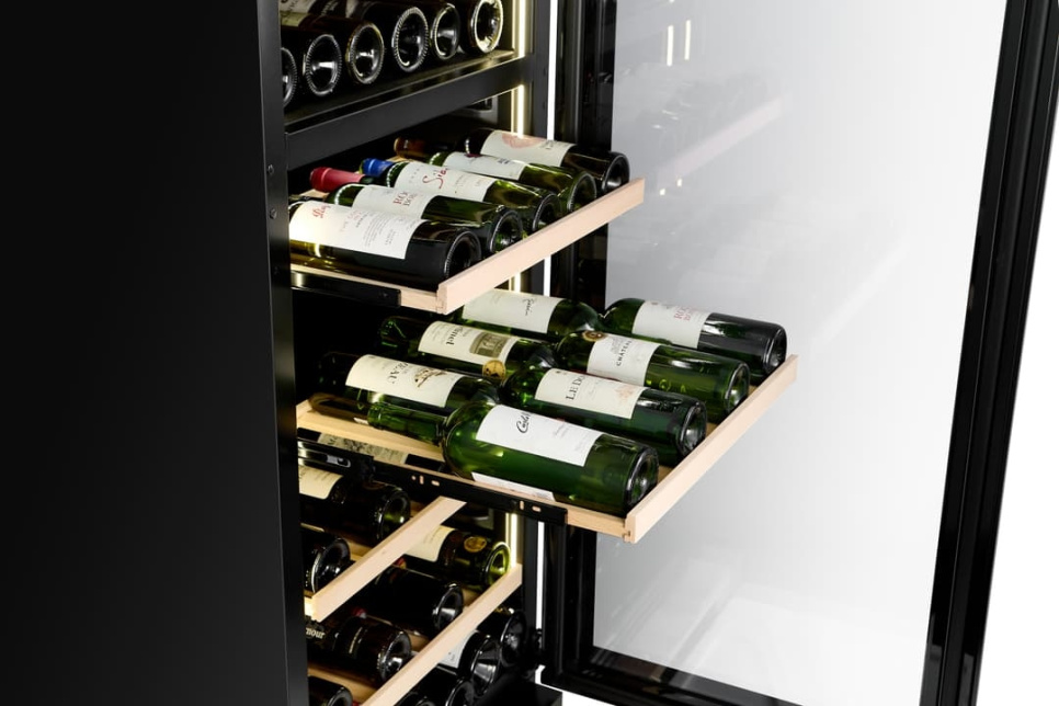 Wine cooler Designline 180, Dual zone, Black - Vigneron