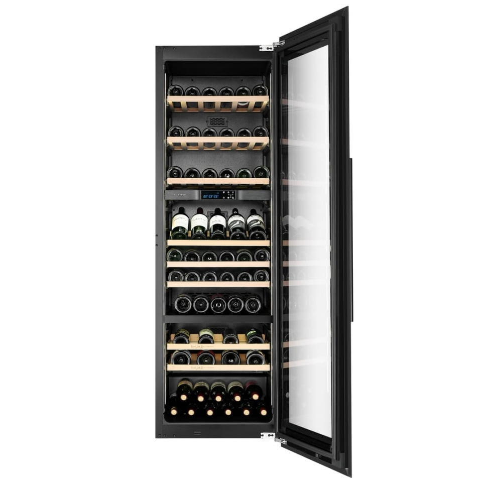 Wine cooler Kitchen Built-in 180, Triple zone, Black - Vigneron