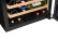 Wine cooler Kitchen Built-in 60, Dual zone, Black - Vigneron