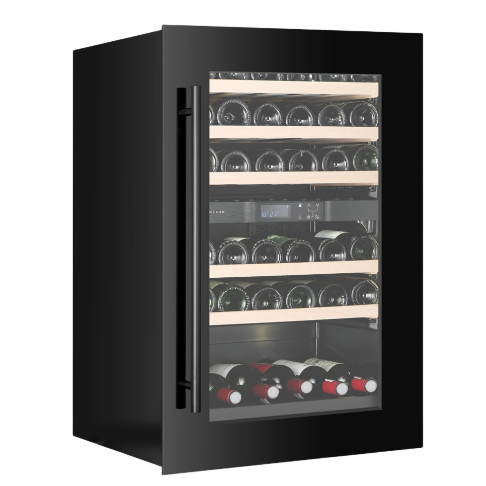Wine cooler Kitchen Built-in 90, Dual zone, Black - Vigneron in the group Kitchen appliances / Cool & Freeze / Wine Fridges at KitchenLab (2140-35584)