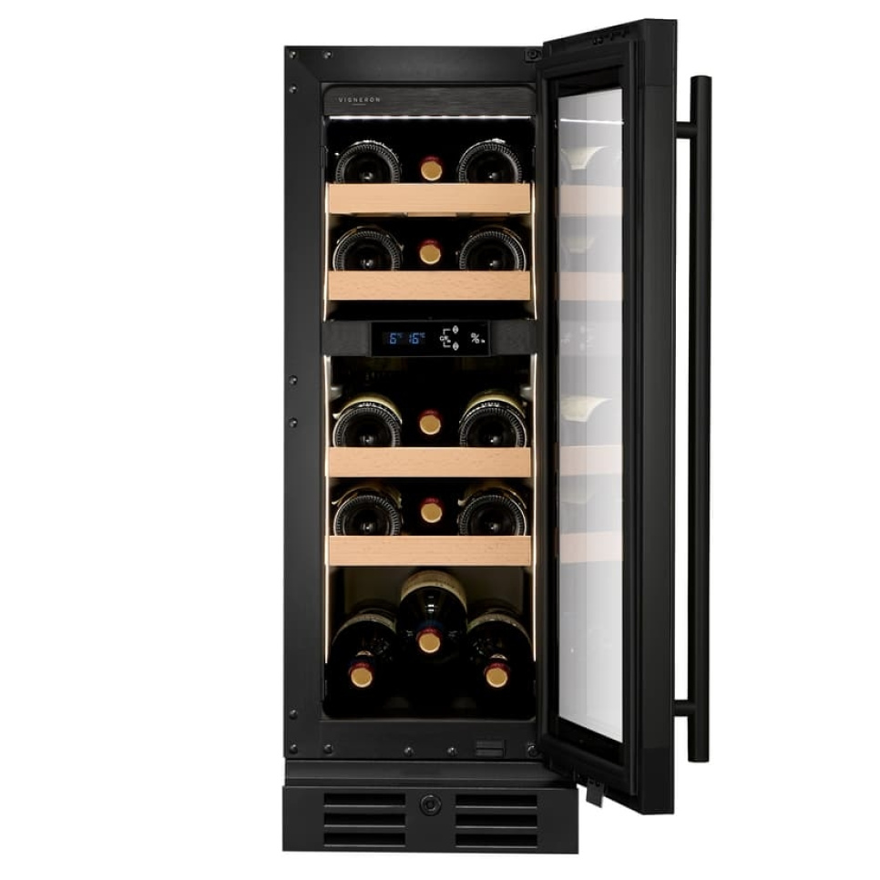 Cave à vin Kitchen Collection 30, Double zone, Noir - Vigneron
