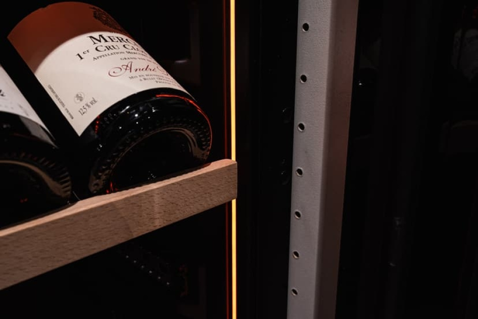 Wine cooler Storage 200, Single zone, Black, Right - Vigneron