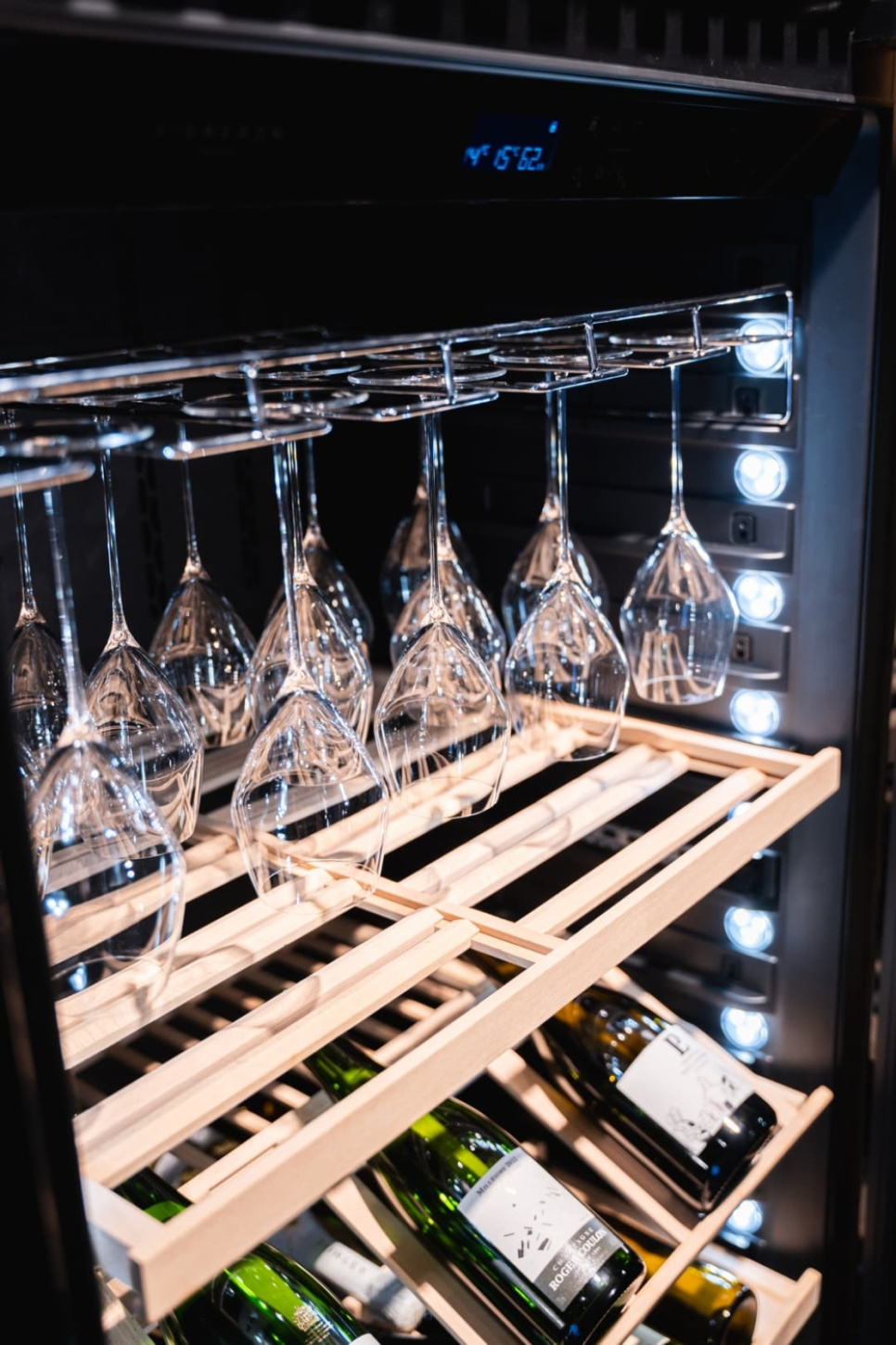 Glass holder VS130 / VS170, Chrome - Vigneron