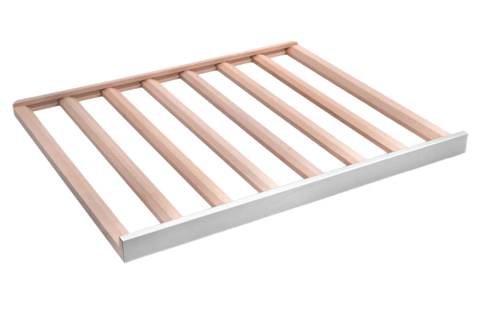 Shelf edge VKC40 / VD40, Stainless steel - Vigneron