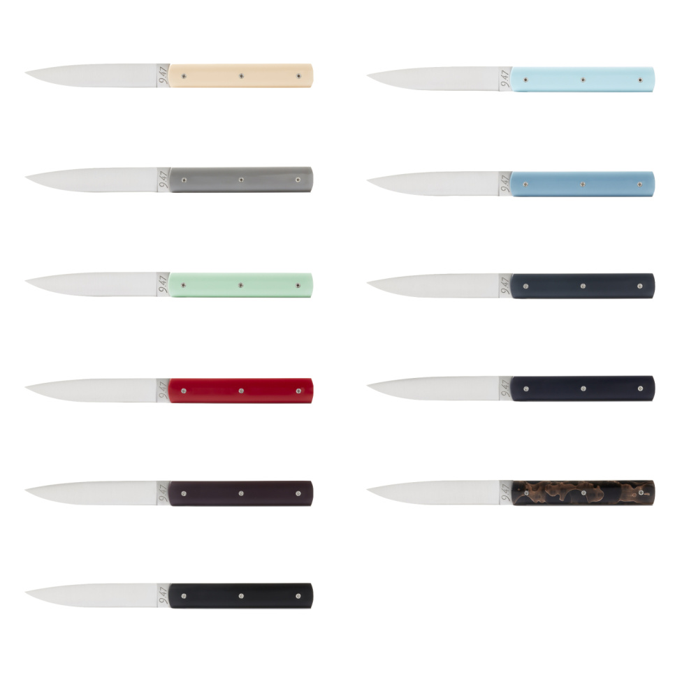 Fleischmesser 9.47, handgefertigt mit Griff aus POM - Perceval in der Gruppe Tischgedeck / Besteck / bei The Kitchen Lab (2174-28792)