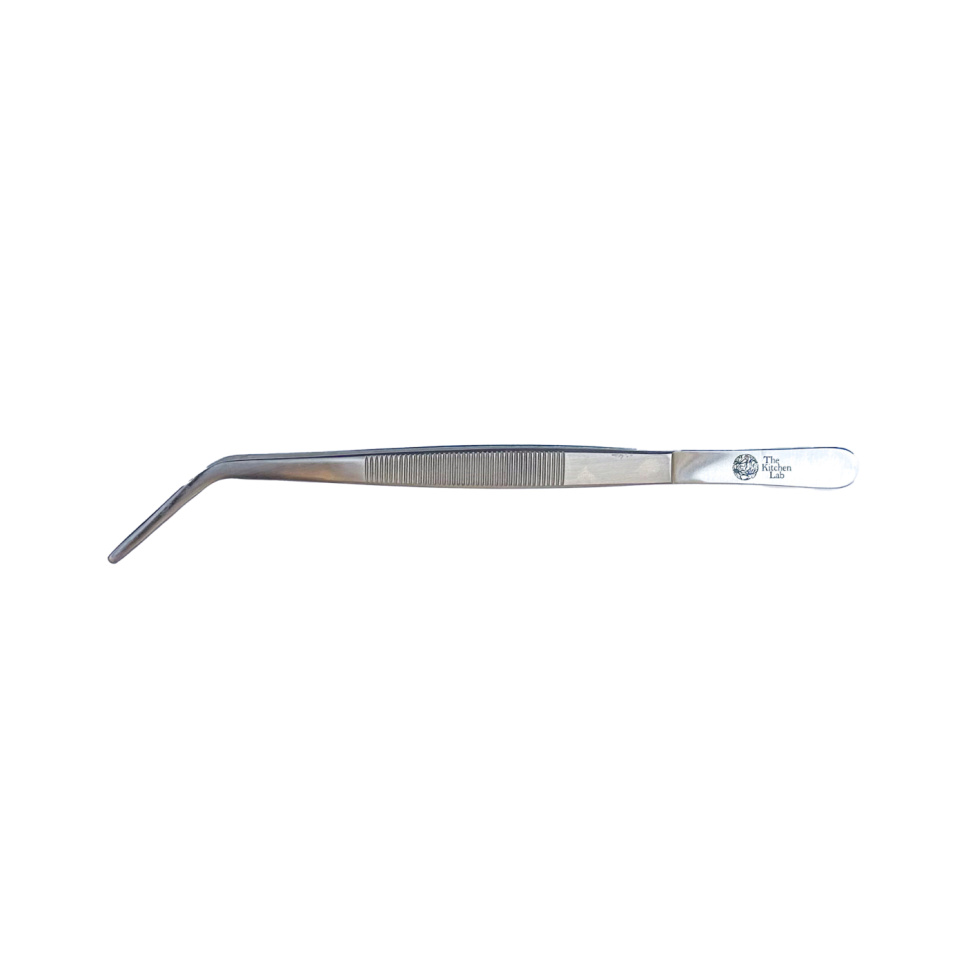 Tweezers with angle, 20cm, silver - The Kitchen Lab in the group Cooking / Kitchen utensils / Tongs & tweezers at KitchenLab (2177-28874)