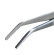 Tweezers, angled, 14 cm, silver - The Kitchen Lab