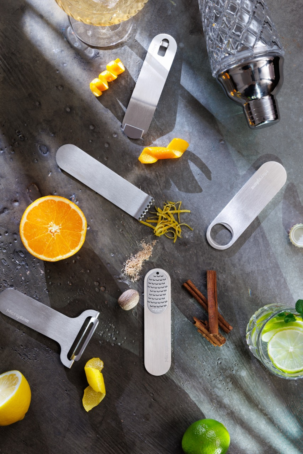 Bar Tools, Style Line, Nordic Ash - Microplane