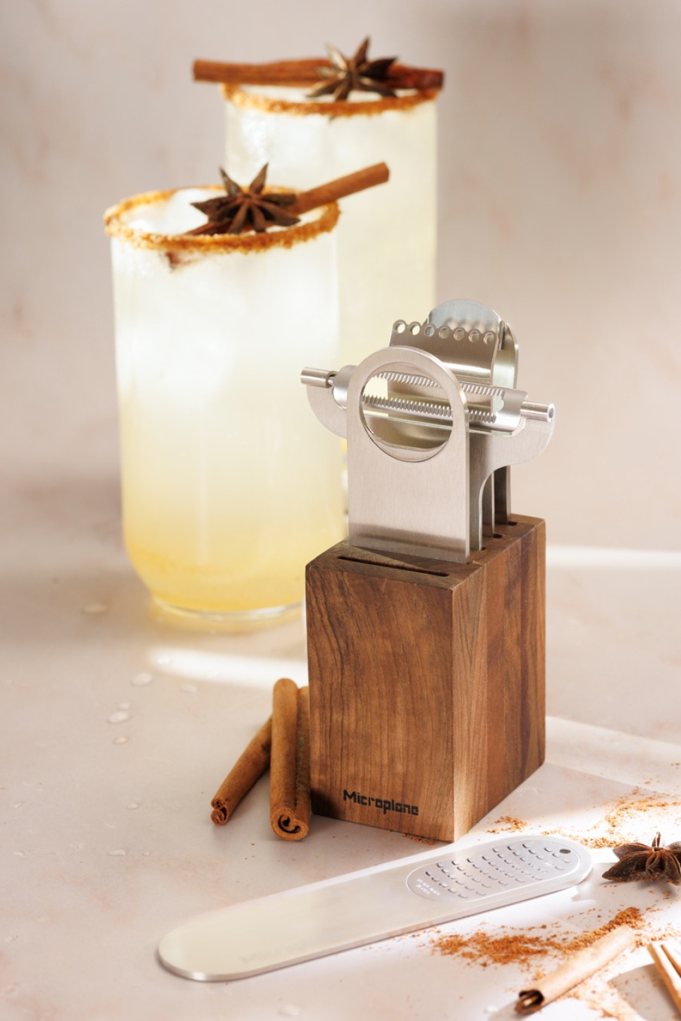 Outils de bar, Style Line, Noyer - Microplane