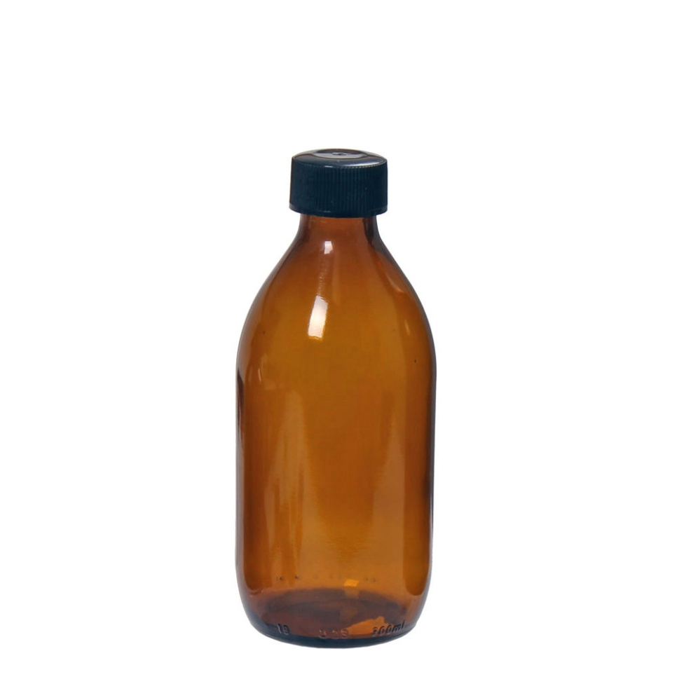 Brown glass bottle with screw cap, 300 ml in the group Cooking / Kitchen utensils / Bottles & jars at KitchenLab (2182-29002)