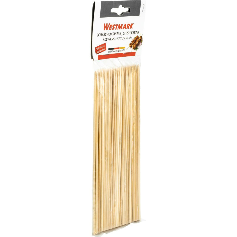 Brochettes en bambou, 20 cm, paquet de 100 - Westmark