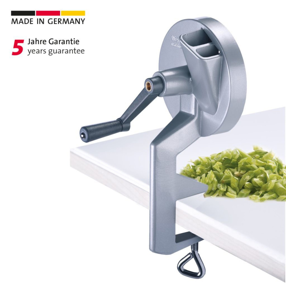Aluminum bean slicer, bench model - Westmark
