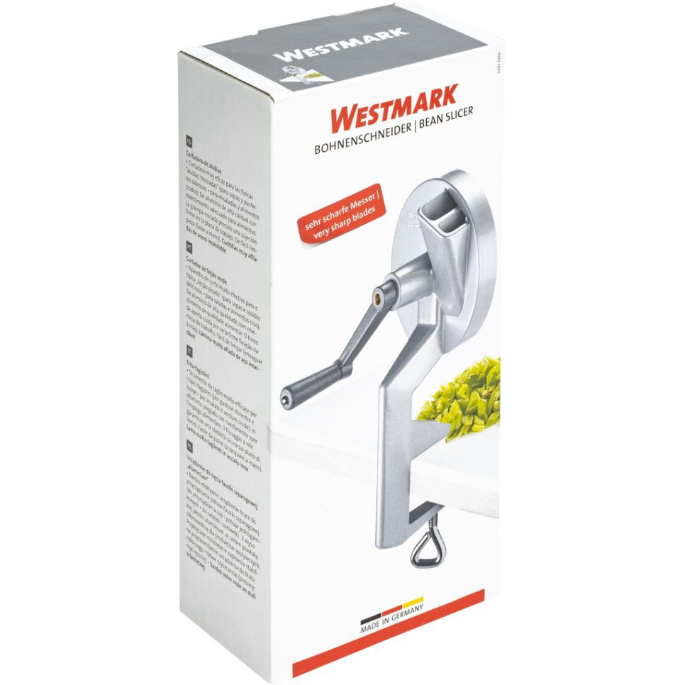 Aluminum bean slicer, bench model - Westmark