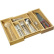 Bamboo cutlery drawer, insert for kitchen drawer - Westmark