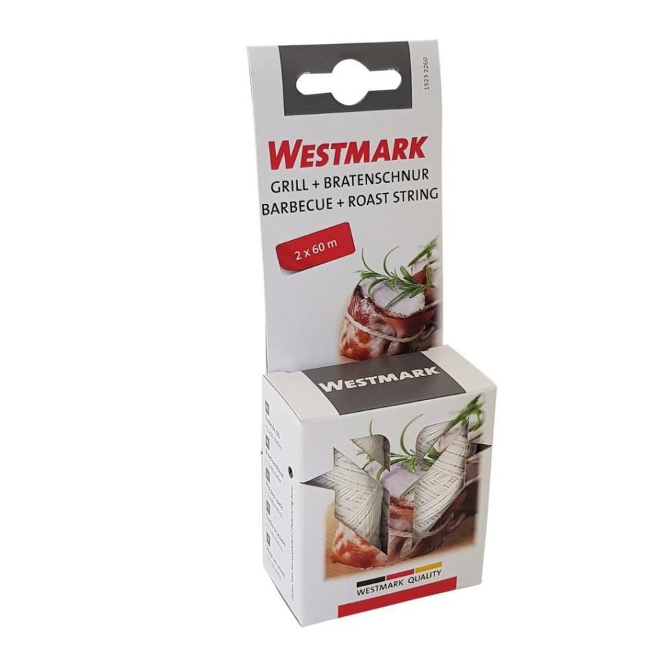 Meat cord, 2 x 60 m, white - Westmark