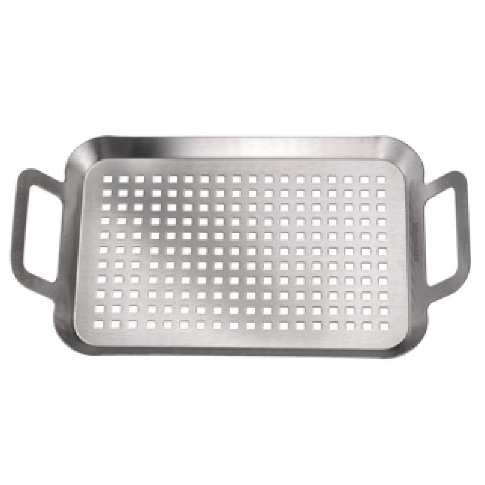 Perforated stainless steel grill plate, 43.5 x 25.5 cm - Westmark