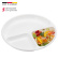 Assiette plastique à trois compartiments, 25 cm - Westmark