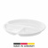 Assiette plastique à trois compartiments, 25 cm - Westmark
