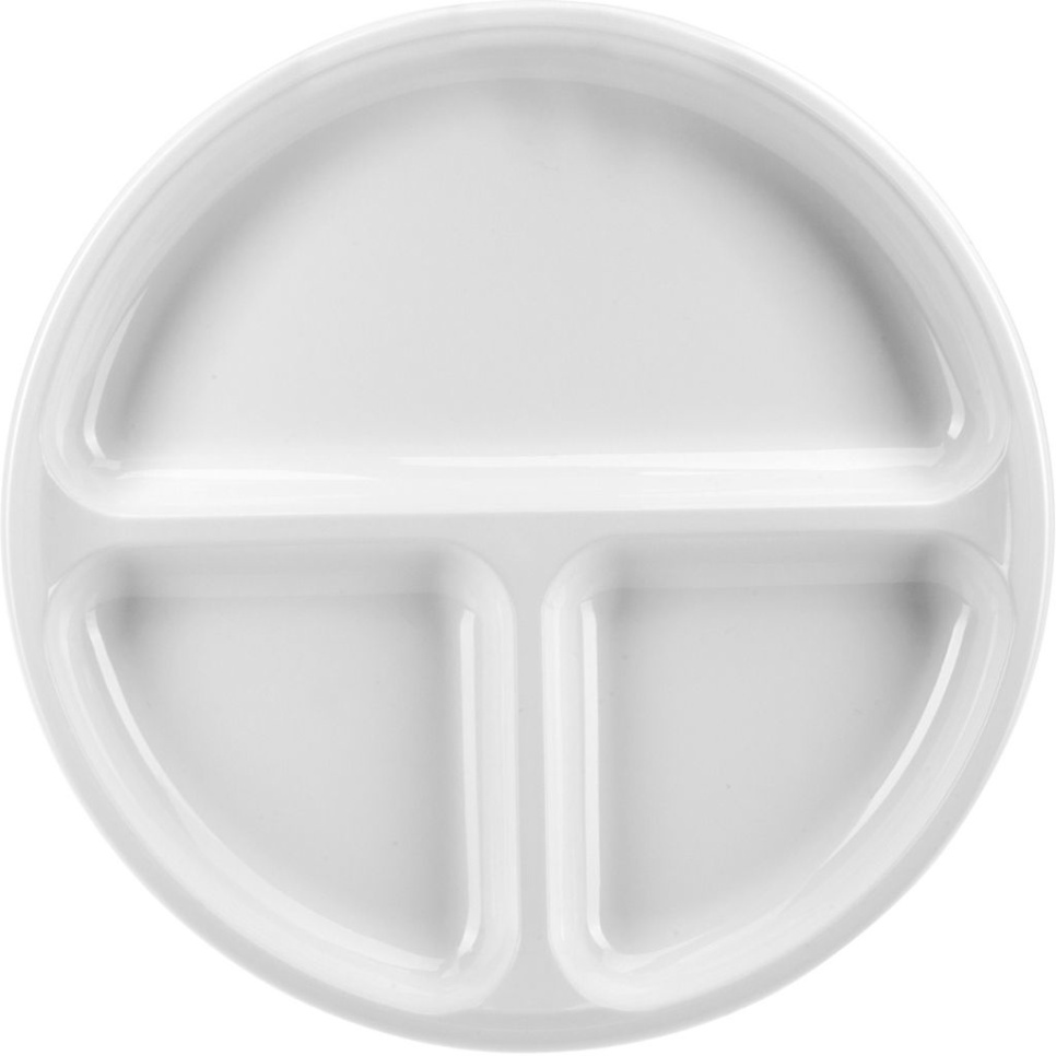 Assiette plastique à trois compartiments, 25 cm - Westmark
