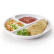 Assiette plastique à trois compartiments, 25 cm - Westmark