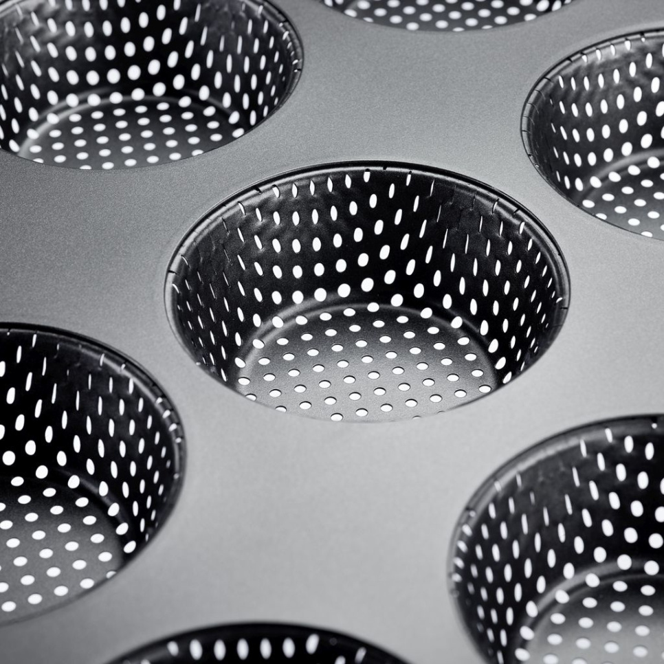 Gelochte Backform für Mini-Hamburgerbrötchen, antihaftbeschichtet - Westmark