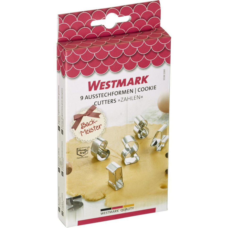 Gingerbread mold, Numbers 0-9 - Westmark