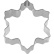 Lebkuchenform, Schneeflocke, 6 cm - Westmark