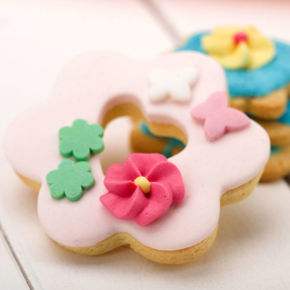 Lebkuchenform, Blume mit Herz, 6,5 cm - Westmark