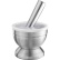 Stainless steel mortar with splash cap, 10 cm - Westmark