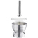 Stainless steel mortar with splash cap, 10 cm - Westmark