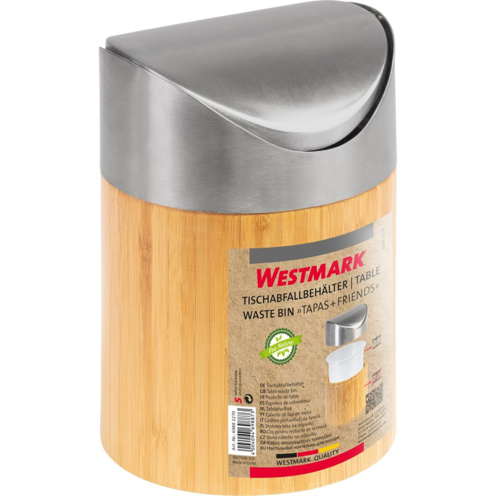 Bamboo wastepaper basket - Westmark